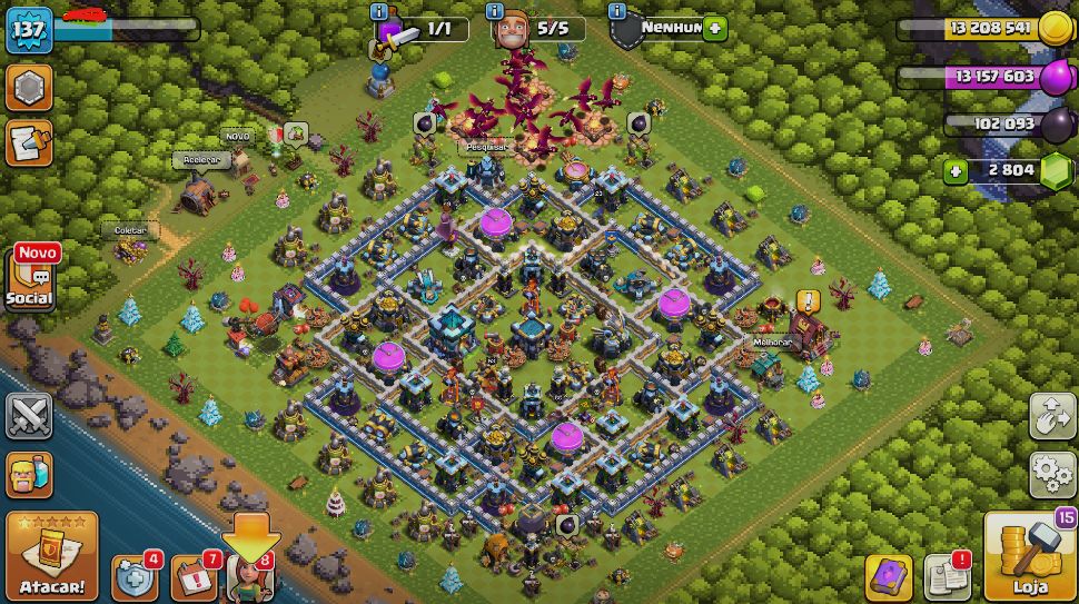 CONTA CLASH OF CLANS TOP À VENDA | CONTA FORTE + PRONTA PARA JOGAR