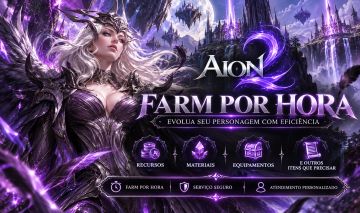 Faço FARM por hora (Consigo bastante recurso pra ti) AION 2