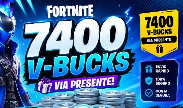 7400 vbucks FORTNITE