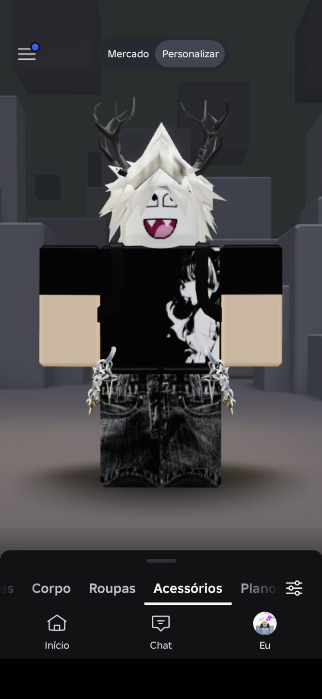 Conta muito boa com skin braba de blox fruit e outros jogos.valor a negociar .