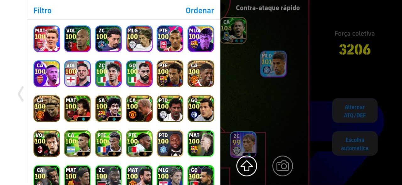 Conta antiga com vários jogadores roubados