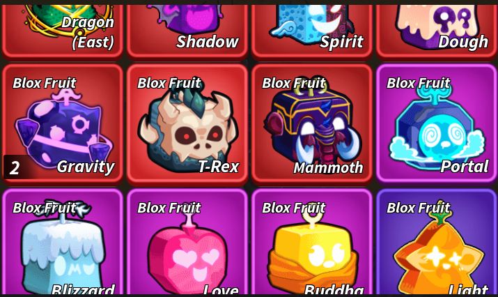 FRUTAS BLOX FRUITS