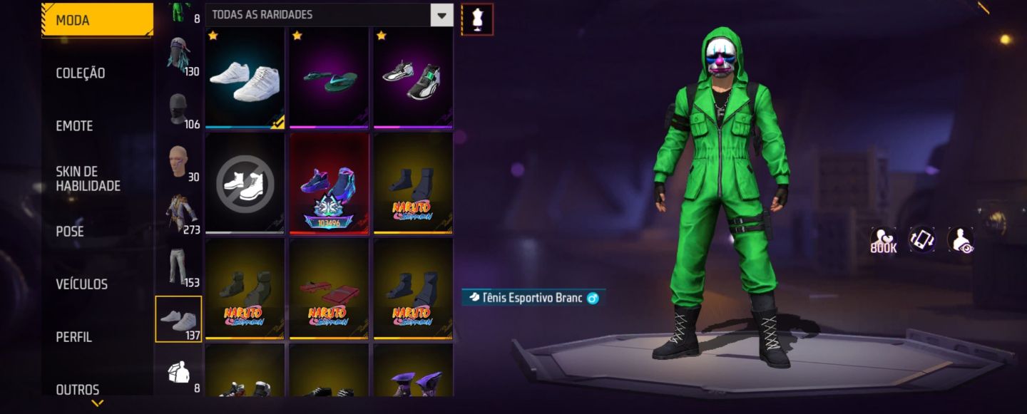 Conta Free Fire Básica Com Top Criminal e Bandeirão