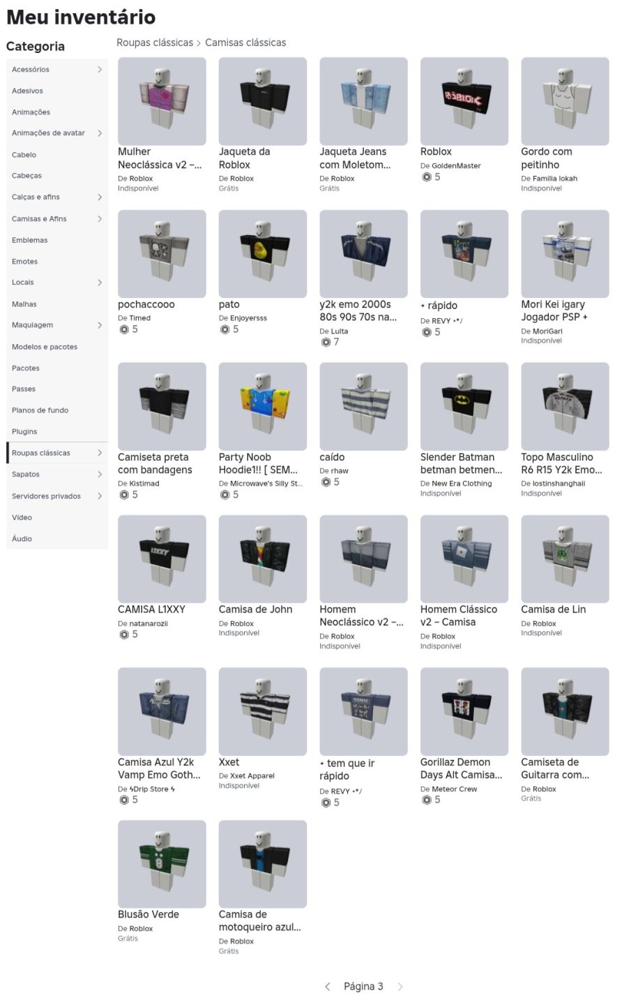 Conta de Roblox Upada e com diversas skins!!