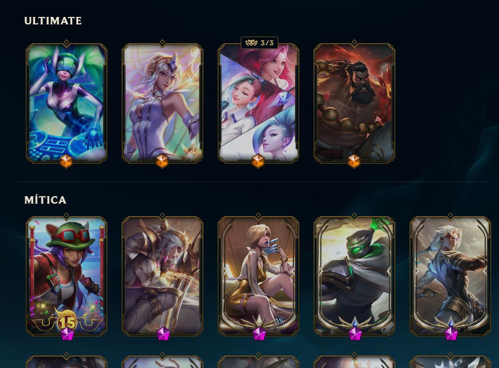 [ VENDA DE CONTA de LOL ] com mais de 300 skins !!!