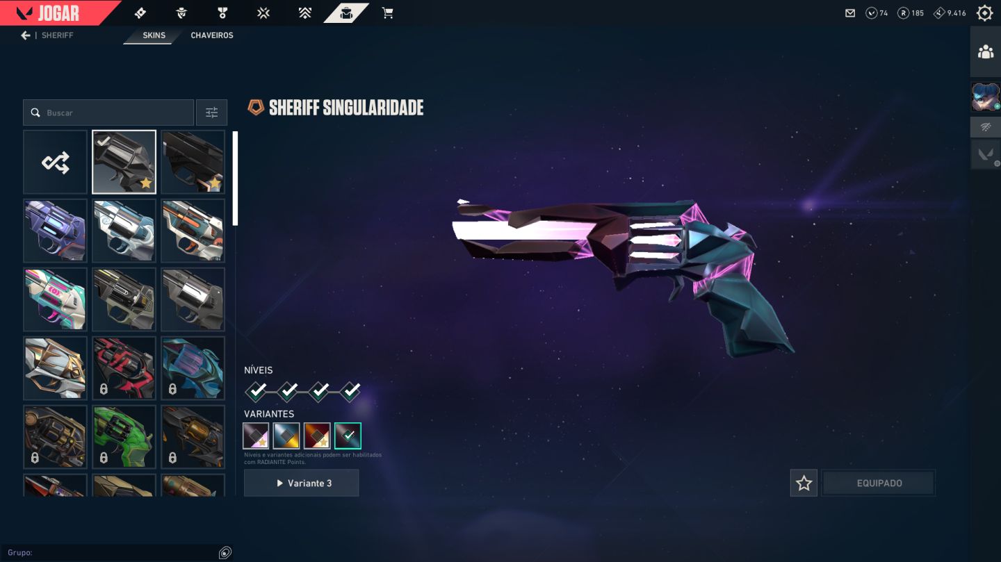 CONTA VALORANT 7 VANDALS KARAMBIT 2 SHERIFF 2 PHANTON OPERATOR GUARDIAN +2 PASS