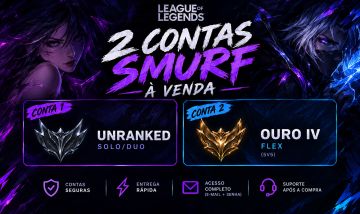 Conta Smurf Lol pronta para ranked.