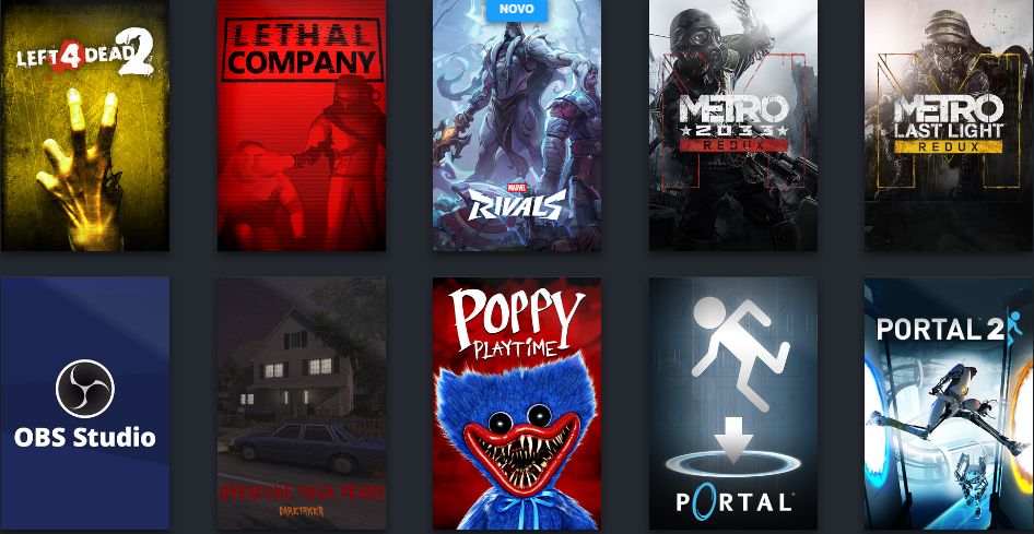 Conta Steam Full Acesso Com Vários jogos Garry's Mod Lethal Company e Outros Jgs