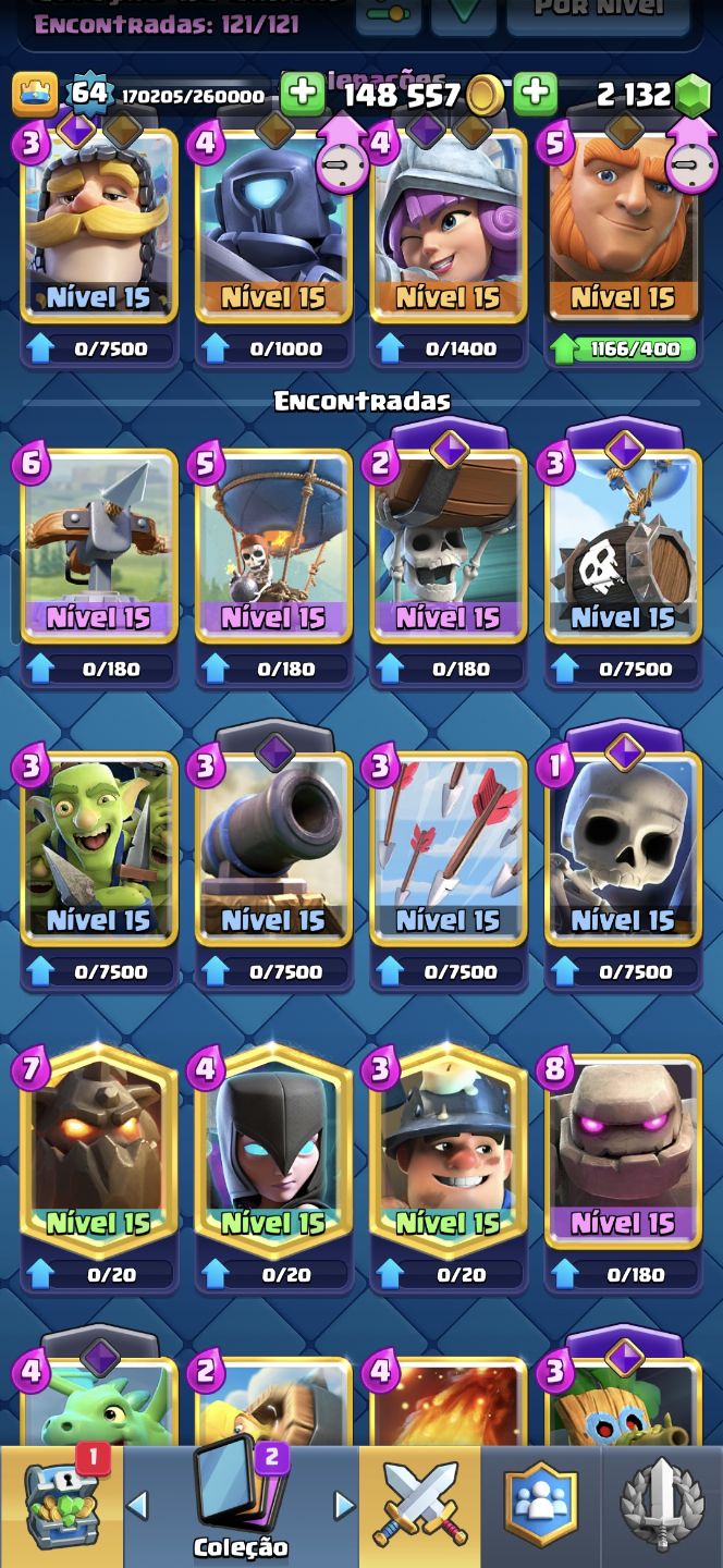 CLASH ROYALE CONTA MUITO RARA!!