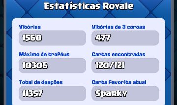 CONTA DE CLASH ROYALE BARATINHA