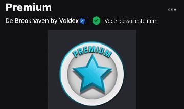 CONTA DE ROBLOX COM PREMIUM BROOKHAVEN DE 2020 ( Não tem quase nada de fit