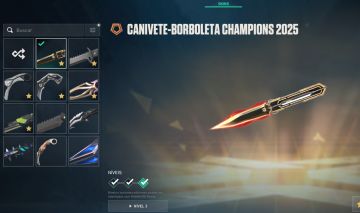 CONTA DE VALORANT COM CANIVETE CHAMPIONS