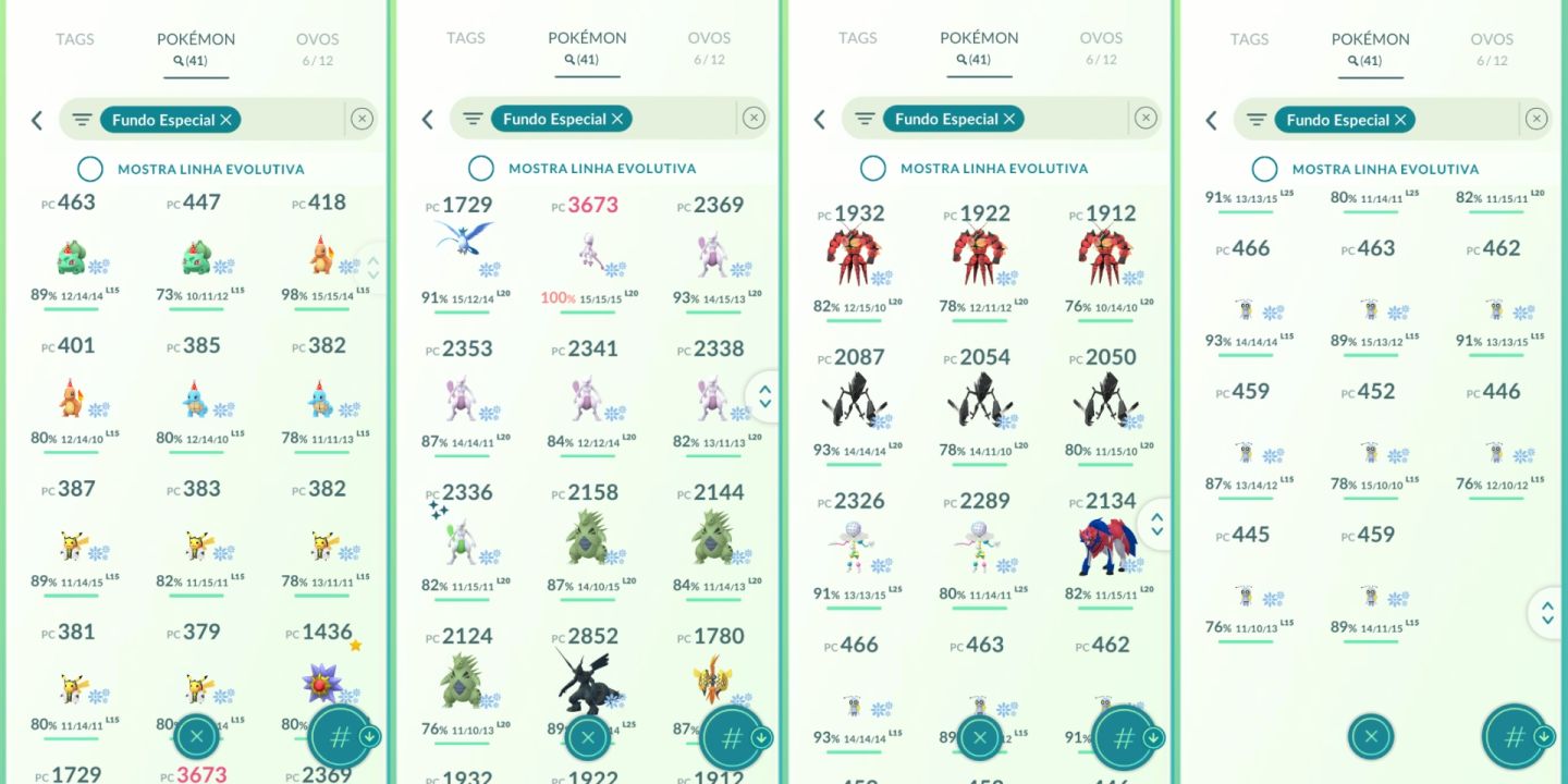 RARIDADE COM ZEKROM SHUNDO MEWTWO SHINY FUNDO E + 5 LENDARIOS SHINY - POKEMON GO