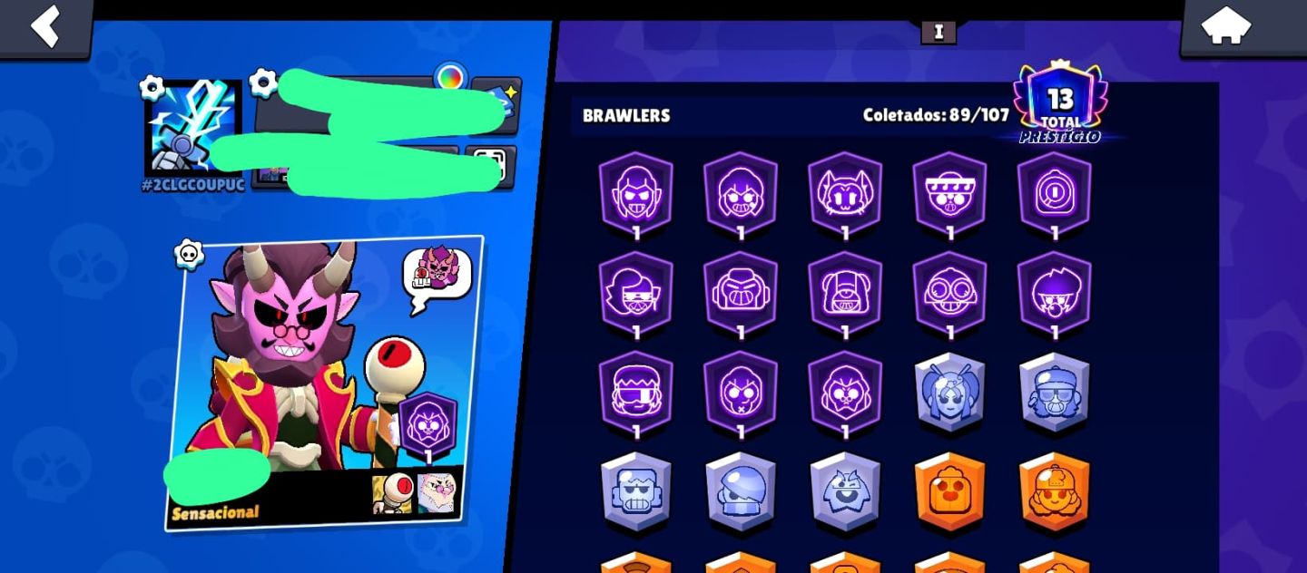 CONTA DE BRAWL STARS