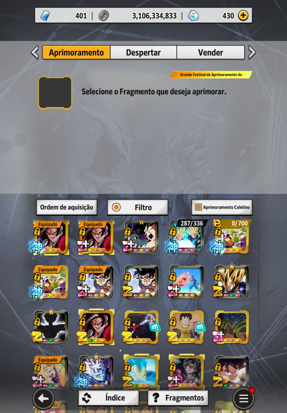 Conta mid game magin vegeta full 14 e hit full 14