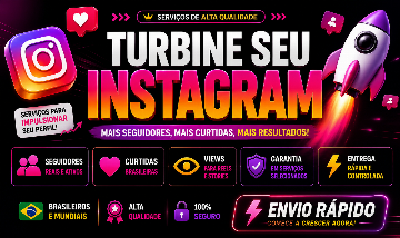 Seguidores Instagram BR | Alta Qualidade + Entrega Rápida