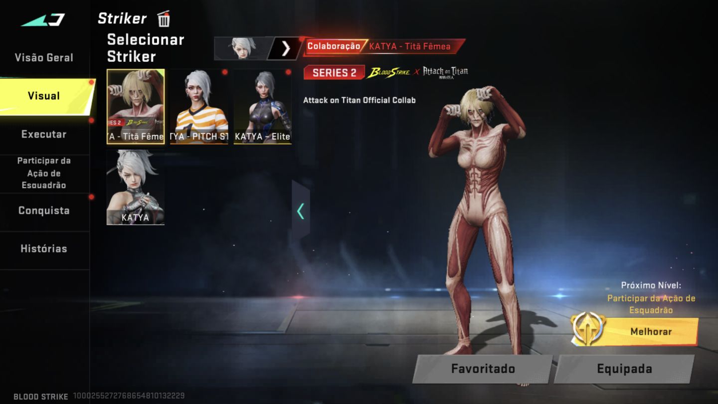 CONTA INSANA BLOOD STRIKE | +5 ETERNAS | +15 ULTRAS | CONTA DE STREAMER