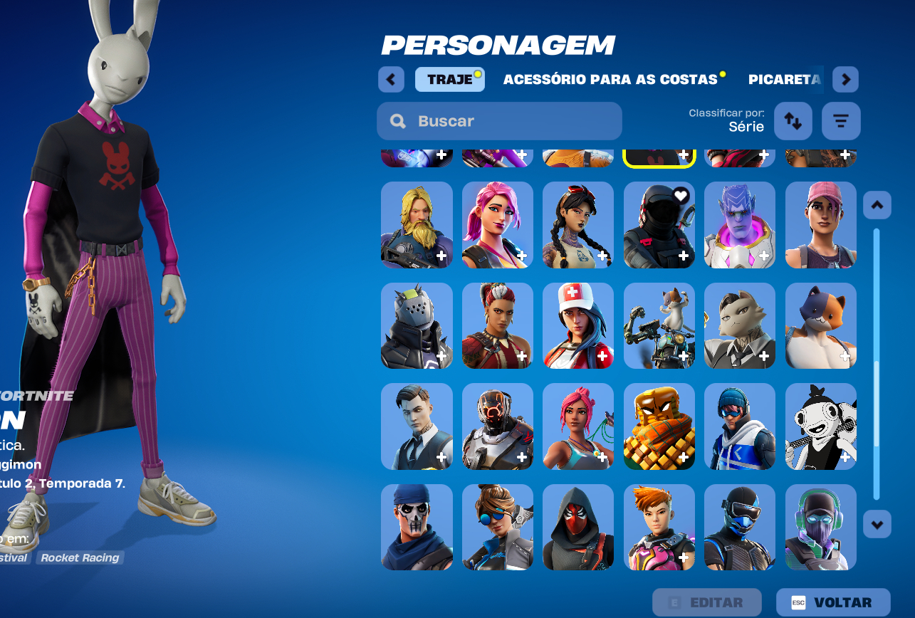 Conta fortnite com STW Fundador OG , passes antigos e varias skins