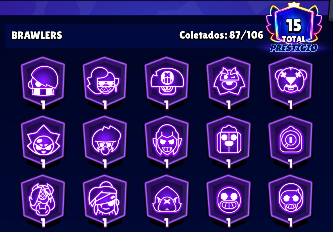 CONTA BRAWL STARS COMPLETA 23K+ TROFÉUS BRAWLERS 1000+