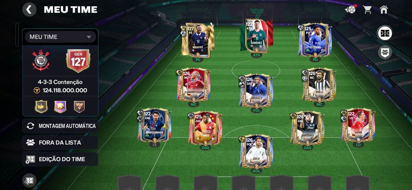 Conta braba de fc mobile ger 128