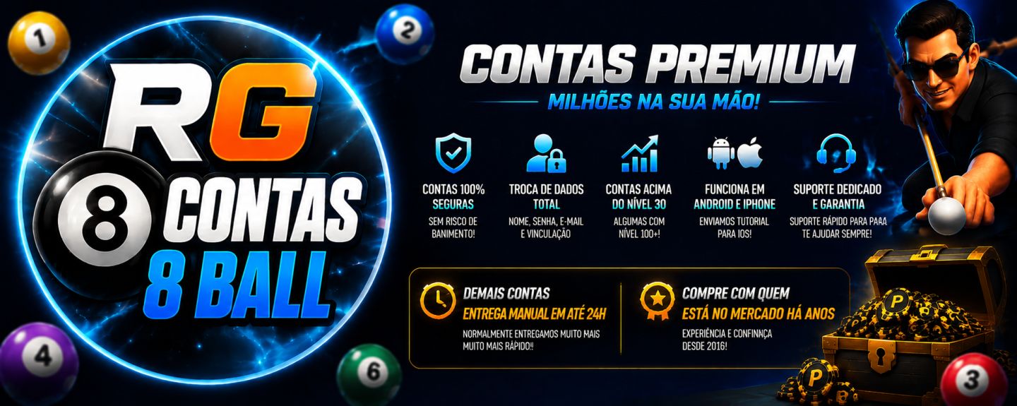 Contas 8 Ball Pool - Entrega em alguns minutos!