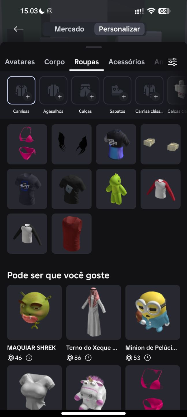 Conta do Roblox
