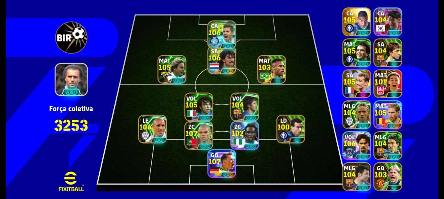 Conta de efootball braba e antiga !! (Leia a descrição)