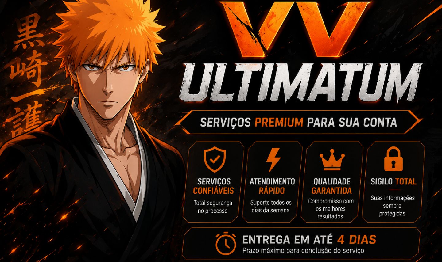 VV ULTIMATUM | ITEMS | SERVIÇOS |