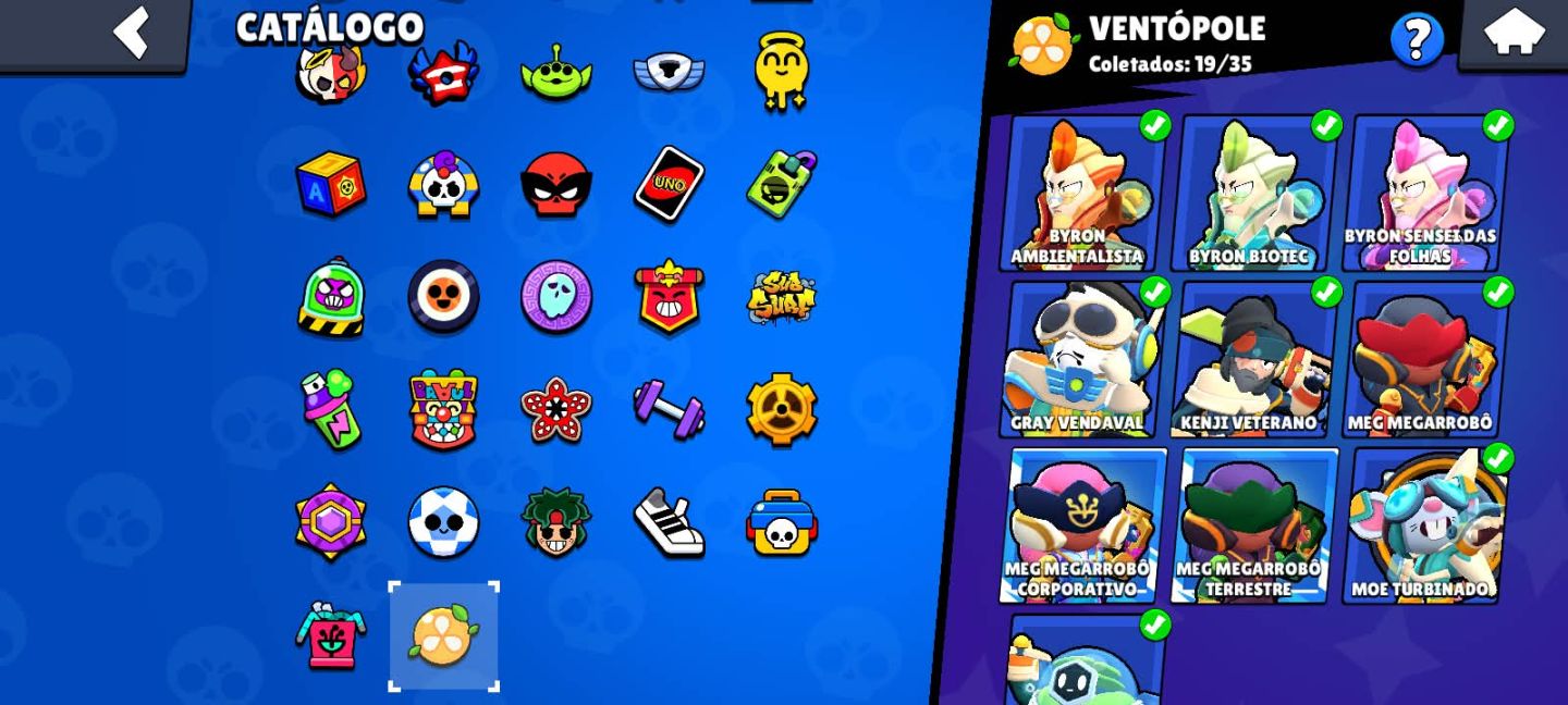 CONTA DE BRAWL STARS FOCADA EM GAMEPLAY!!