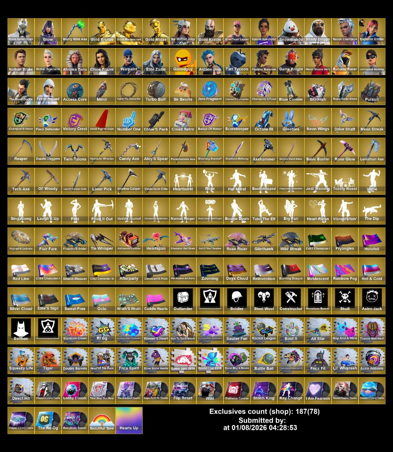 Valor Negociável / Conta Full-acesso (13K vbucks, Minty, Fundador, Glow Etc...)