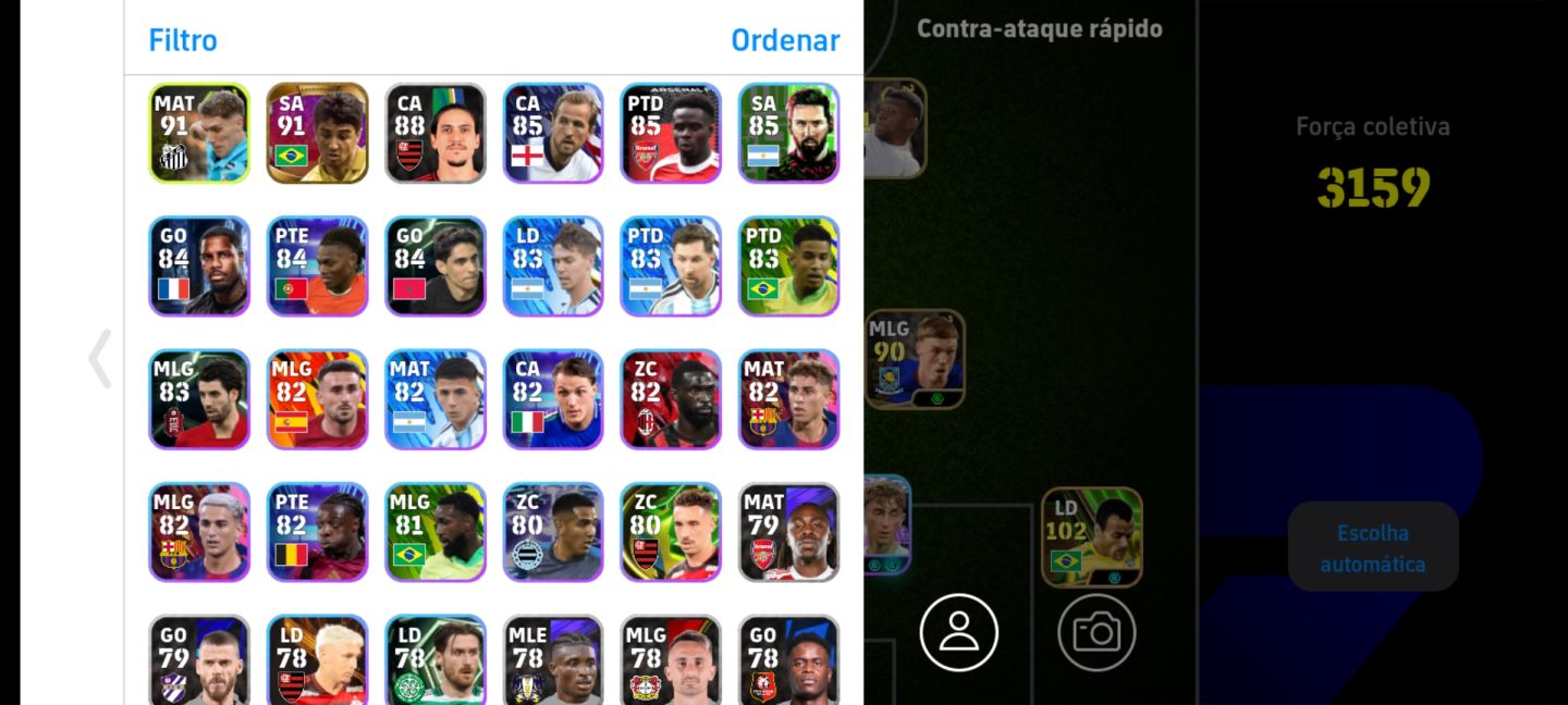 Conta efootball top, antiga boa pra amassar seus amigos com várias lendas