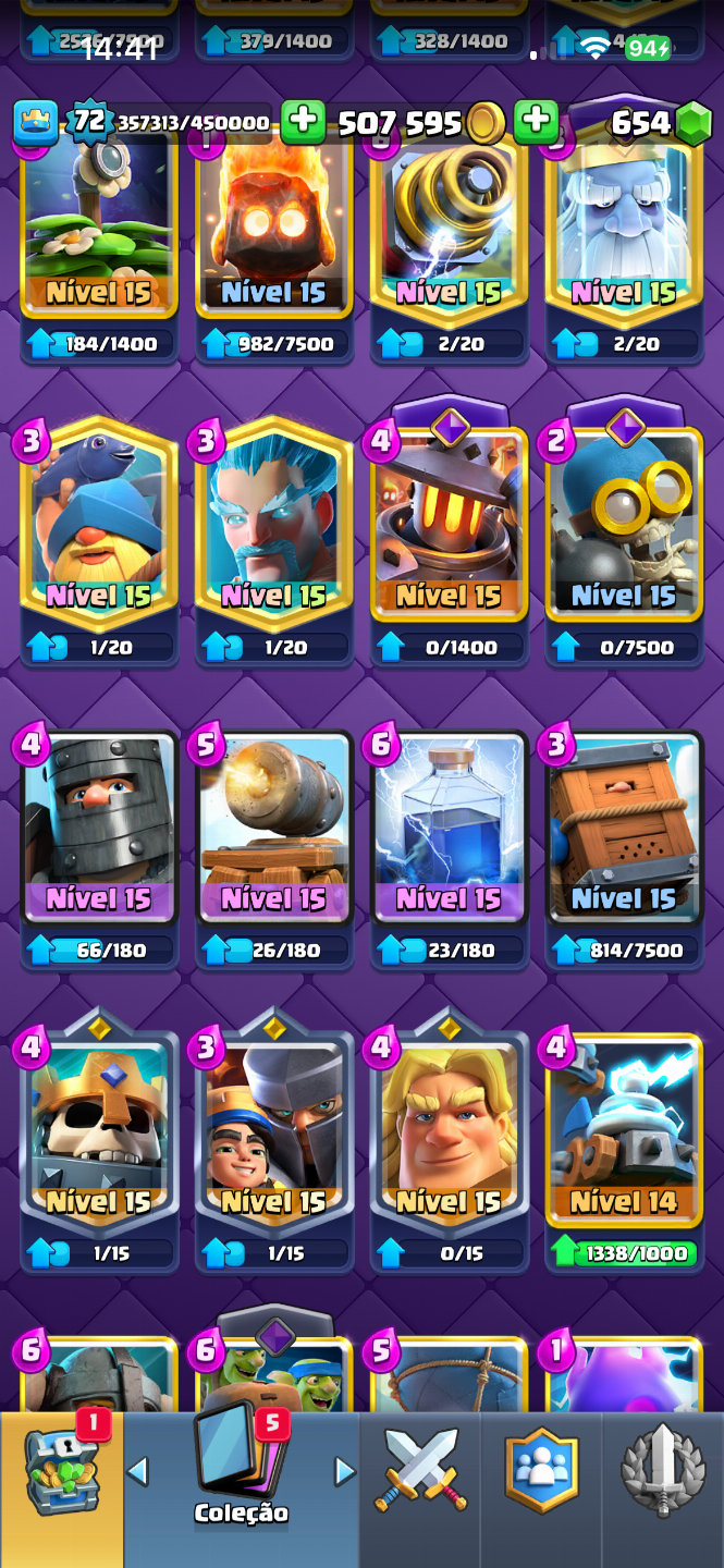 CONTA CLASH ROYALE NÍVEL 72 - PROMOÇÃO!