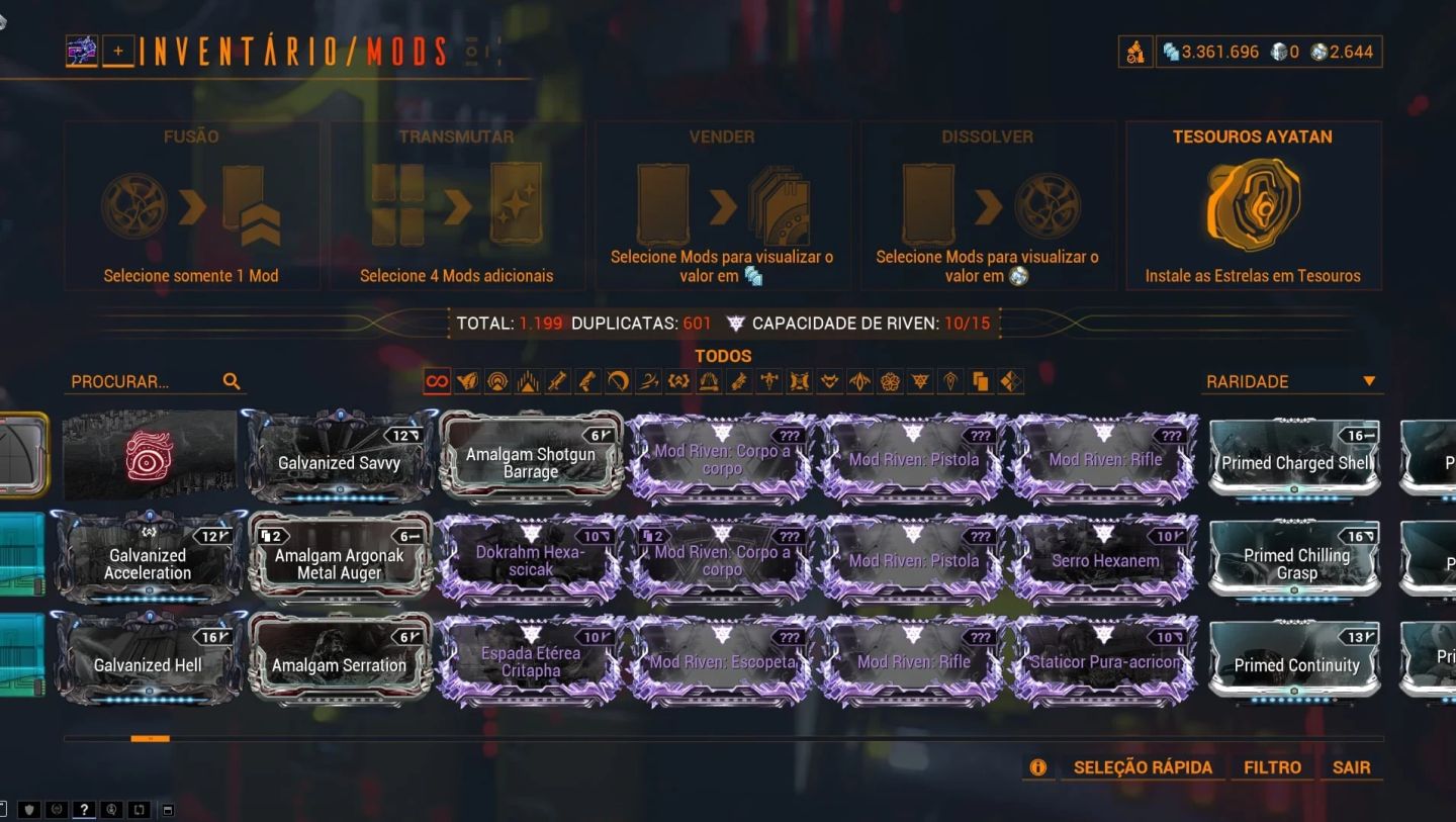 Conta Warframe Mr18 Tennocon