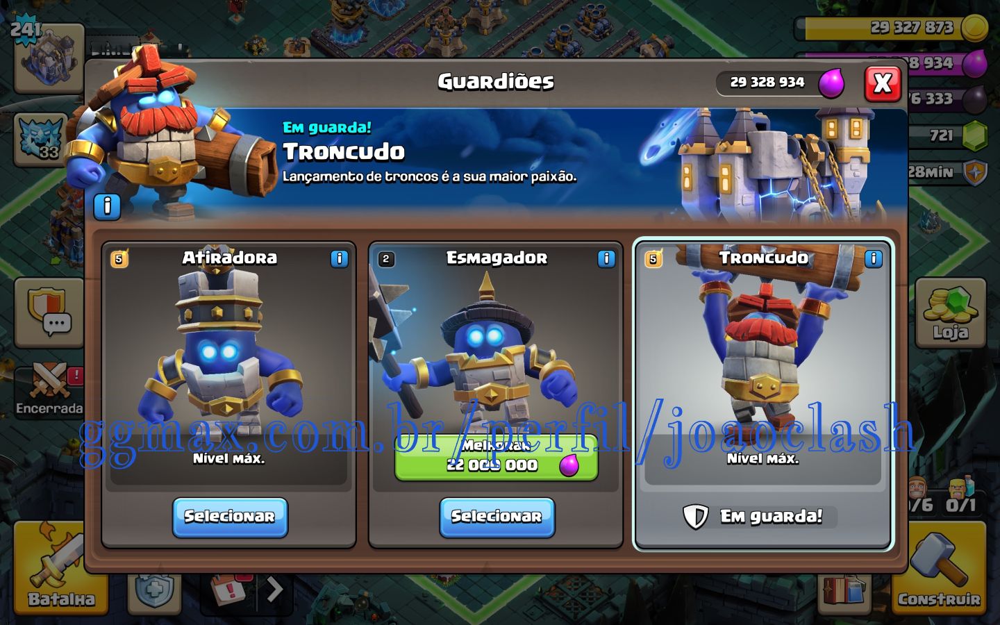 CONTA COC CV18 FULLZÃO | HERÓIS FULL | EQUIPES TOP | COMPETITIVA