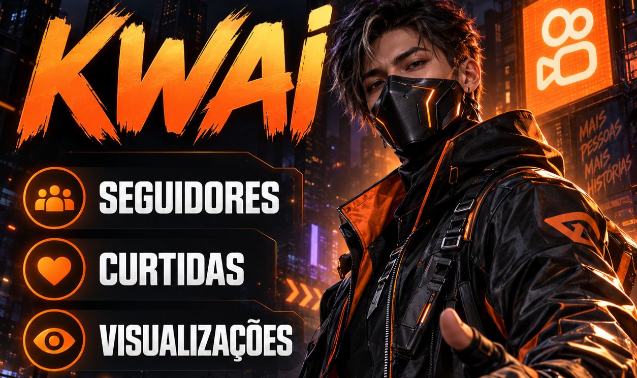 PROMOÇÃO RELÂMPAGO KWAI BRASILEIRO: SEGUIDORES, CURTIDAS E VIEWS ENTREGA RÁPIDA