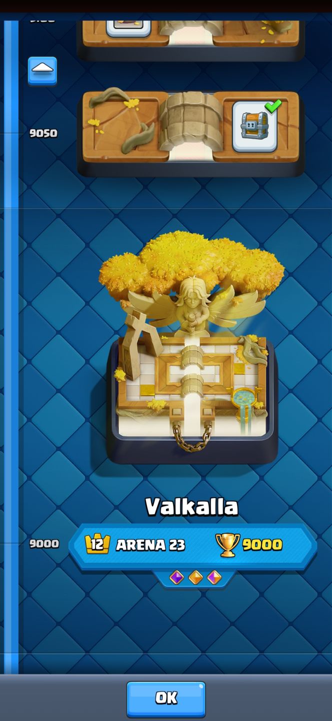 Conta de clash arena 23 com deck bem montado