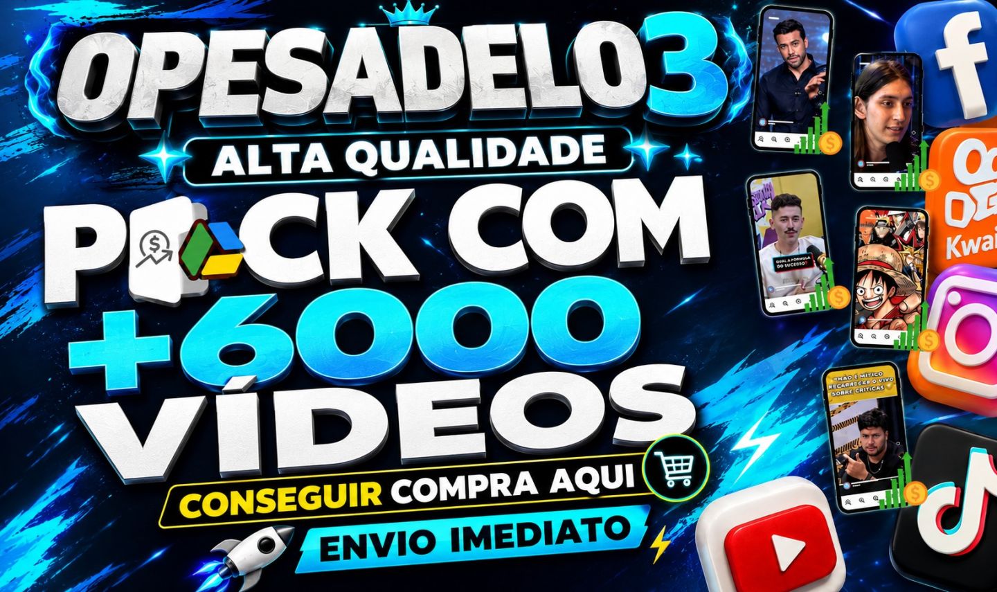 PACK DE TODOS OS CORTES +BONUS (PROMOÇÃO PURA OFERTA LIMITADA)