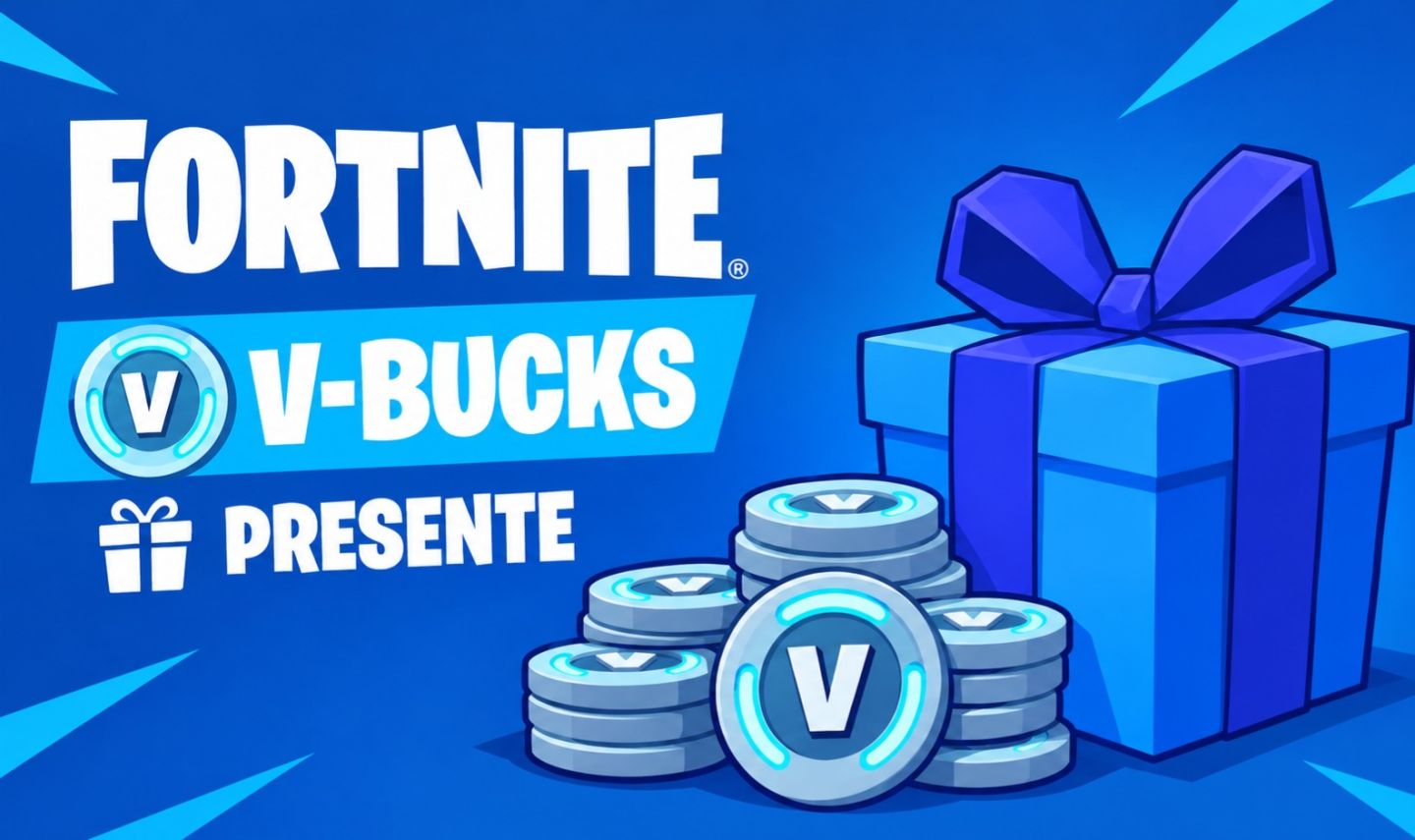 Vbucks do Fortnite Via Presente - Melhor preço do Site - Leia a Descriçao