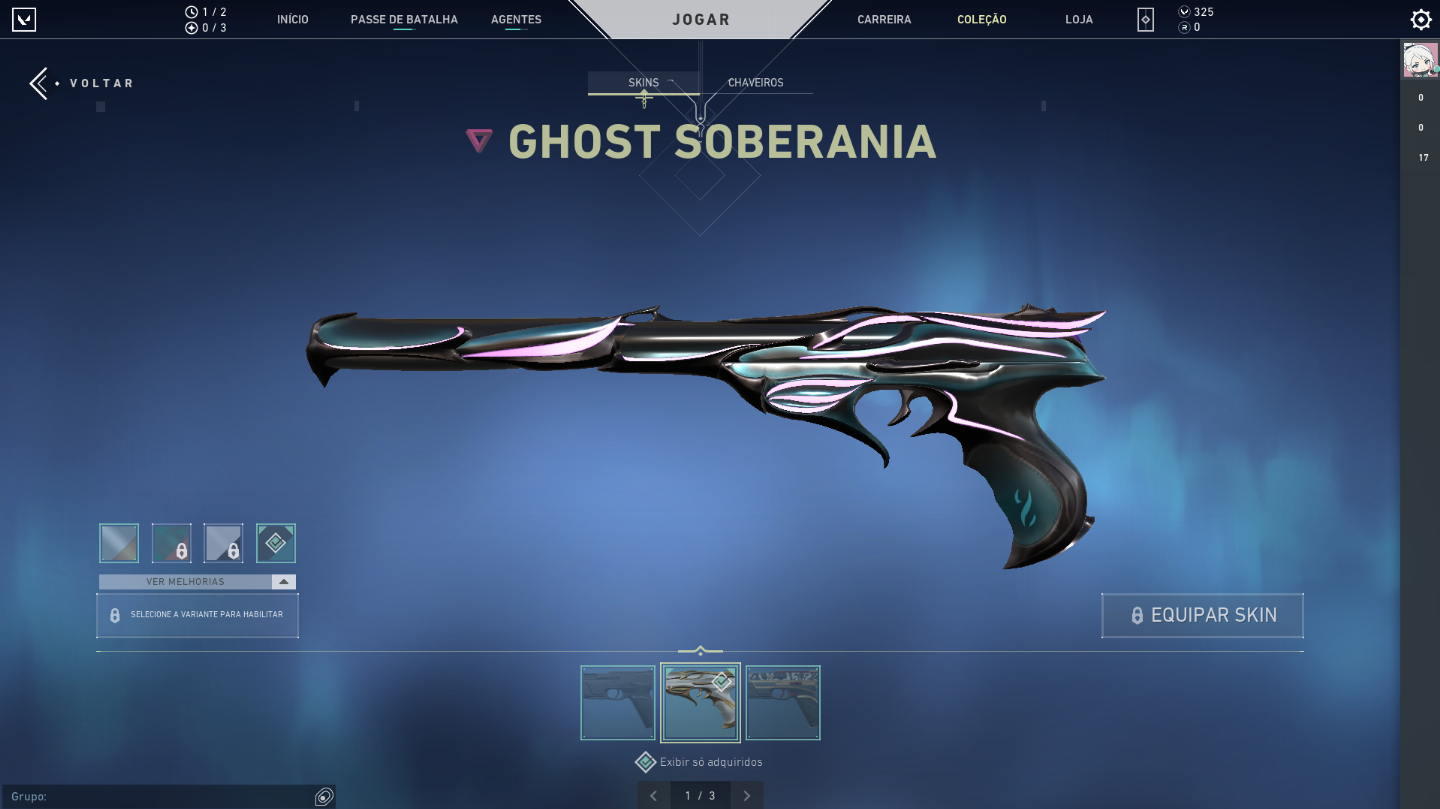 Conta valorant 1400 gastos mmr dima 3