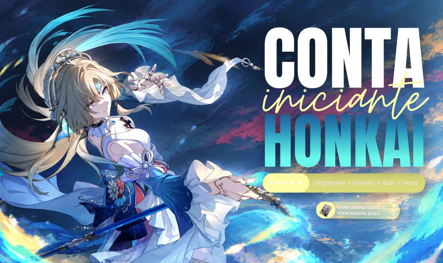 CONTA INICIANTE - AR 27 | PEARL + GILGAMESH + HIMEKO + BAILU + CONE BAILU