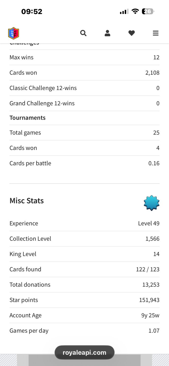 Conta Clash Royale 13 mega evoluções e 4 heróis