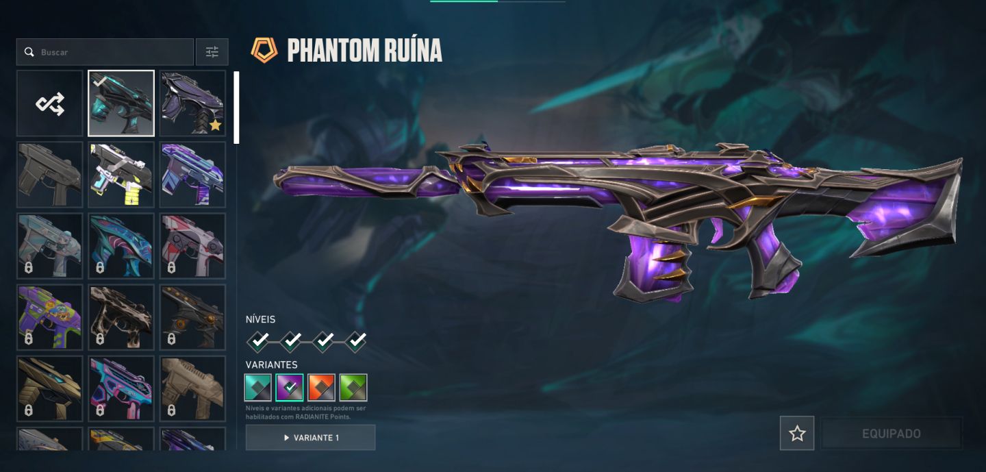 Conta de valorant com mais de 20 skins