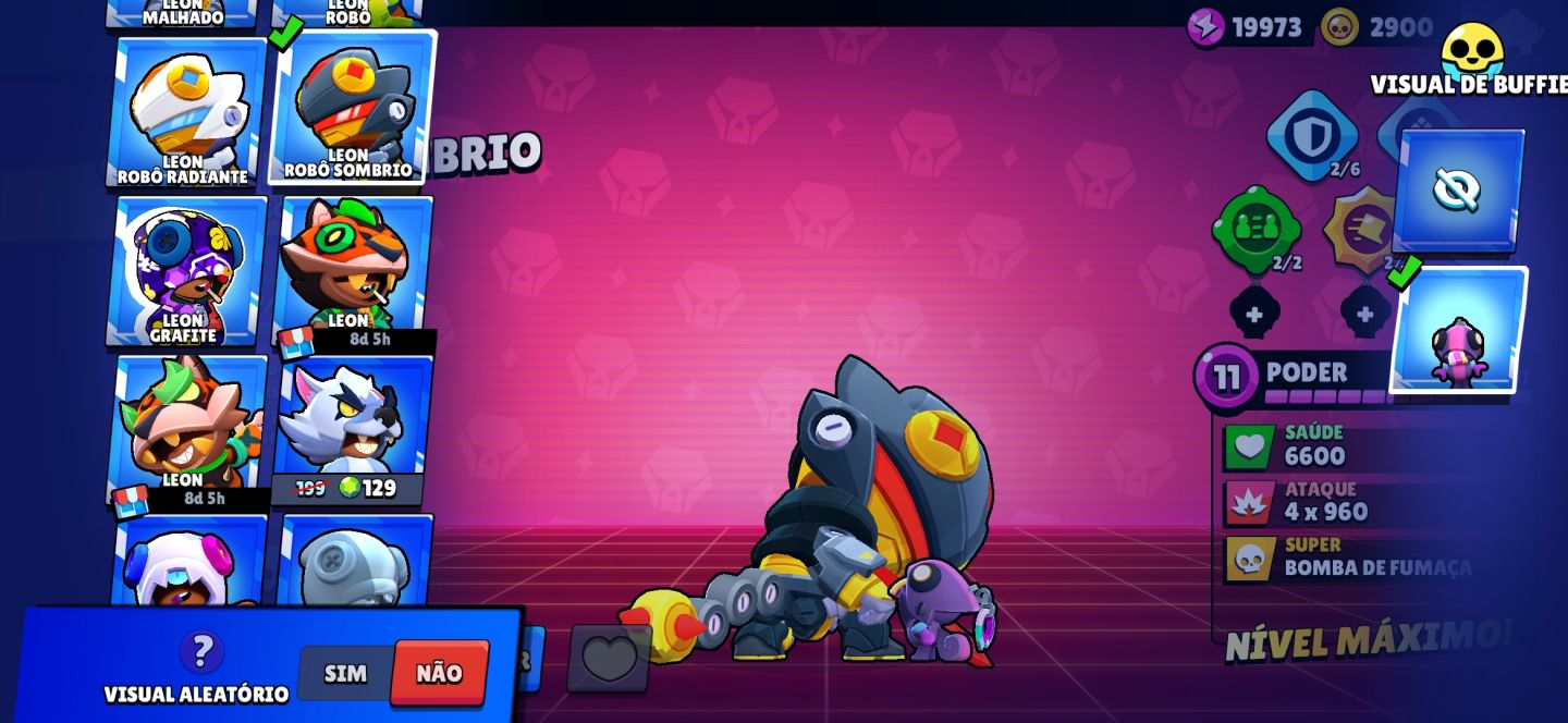 Conta Brawl stars | Contém as skins Skin do Frank rei azul
