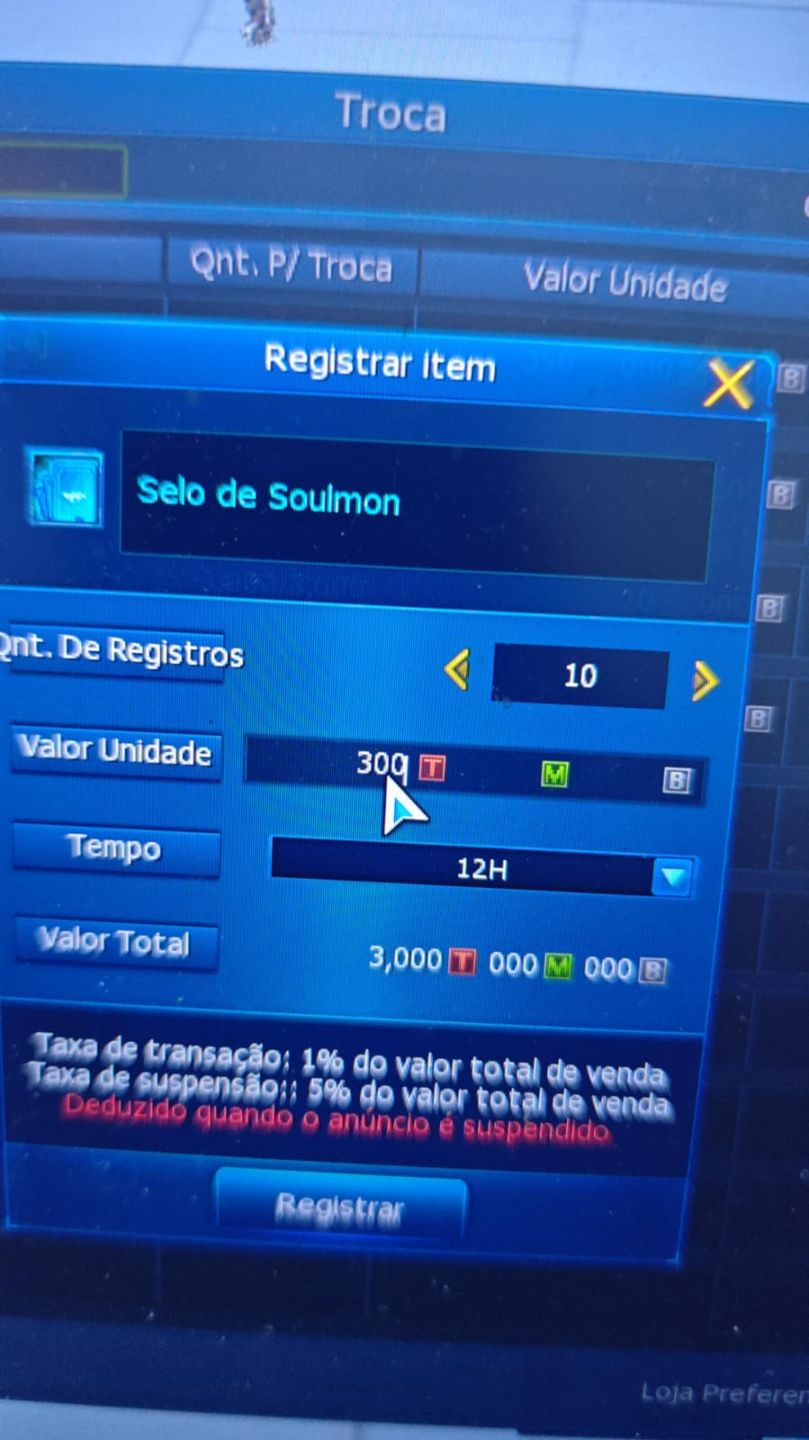 Vendas de Teras no servidor La omega(dmo)