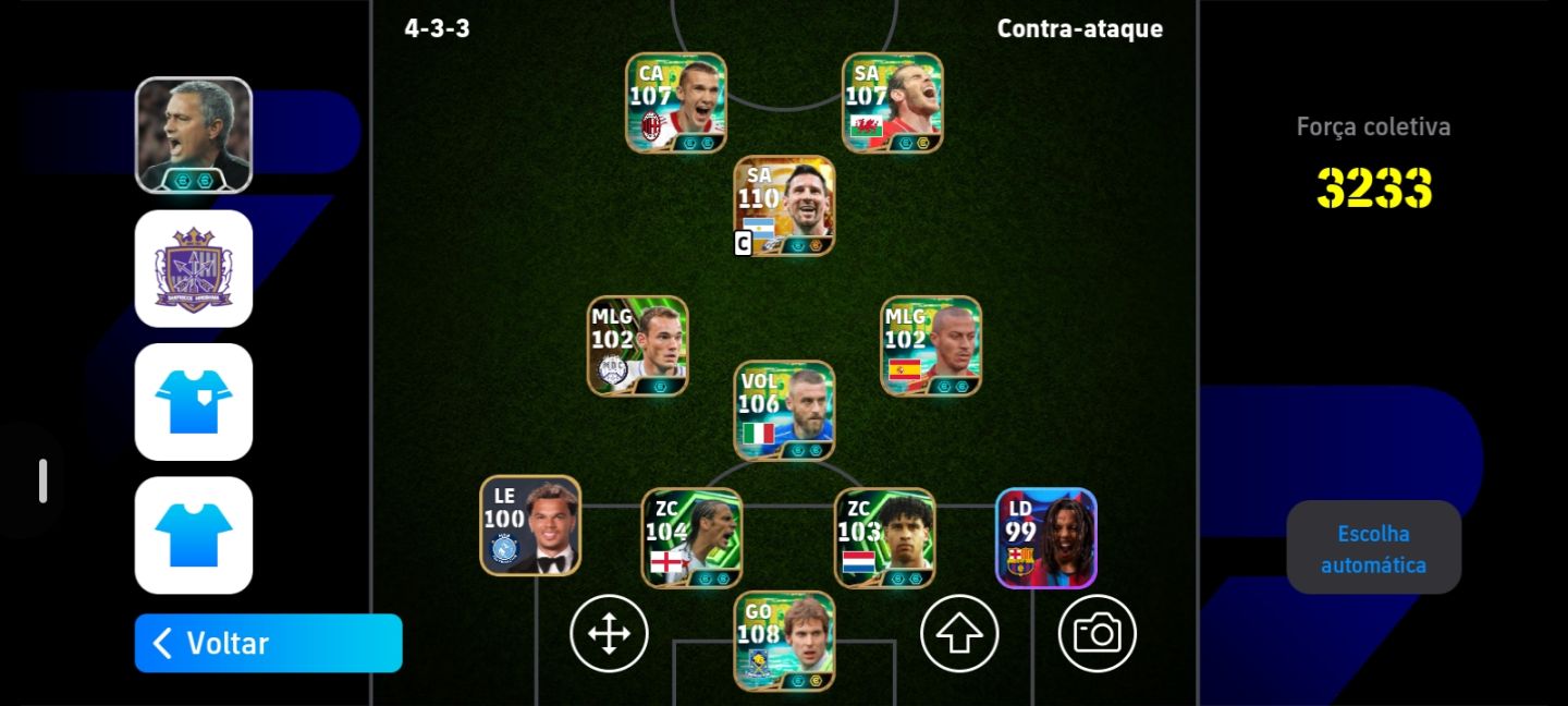 Confa efootbal com ataque e meio campo perfeito!