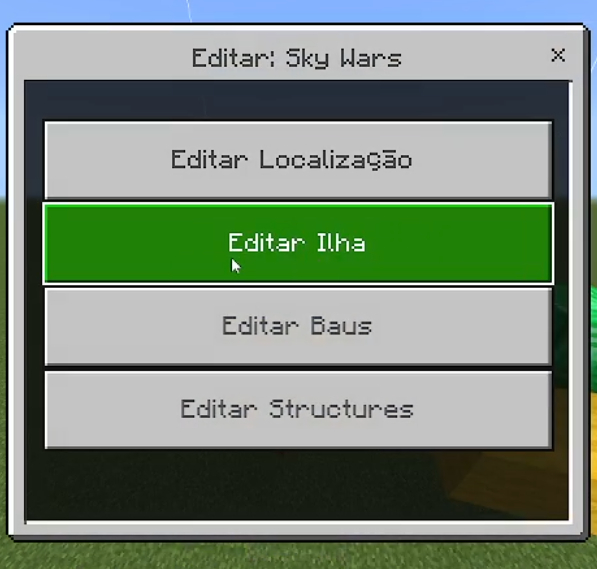 Addon SKY WARS - Crie seu sky wars do zero! Minecraft Bedrock