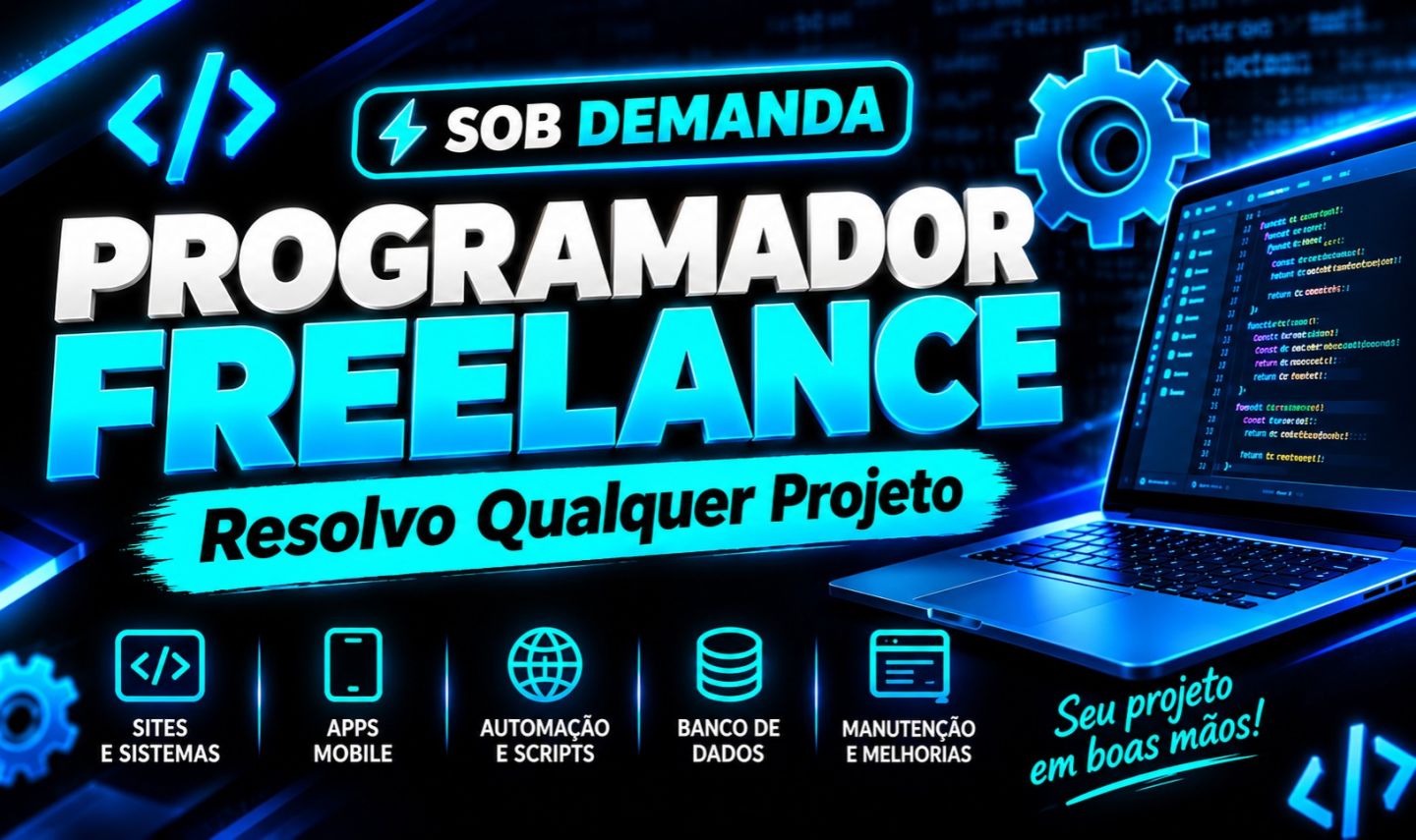 Programador Freelance Sites, Scripts, Automações e Sistemas | Sob Demanda