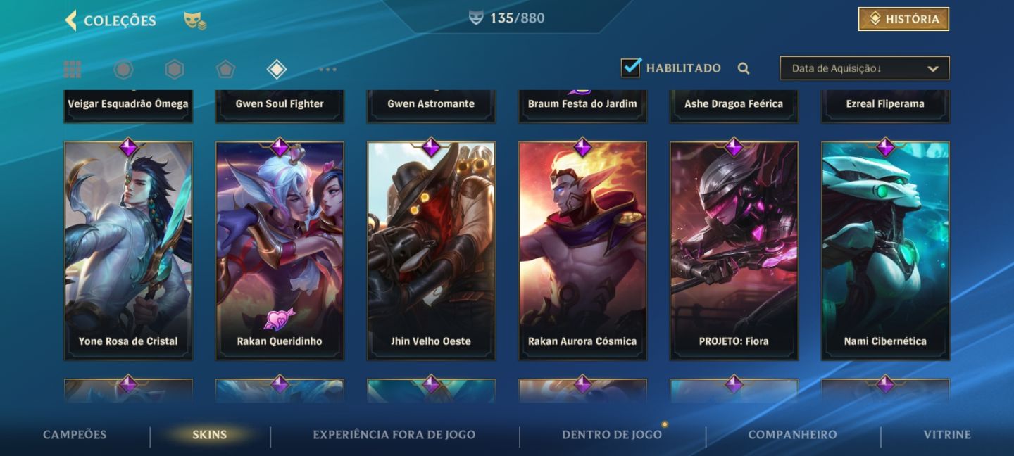 HIGH ELO,+150 SKINS+EMOTIONS e ICONES RAROS+D 2K INVESTIDO!NvLdROTA SUP17/TOP16