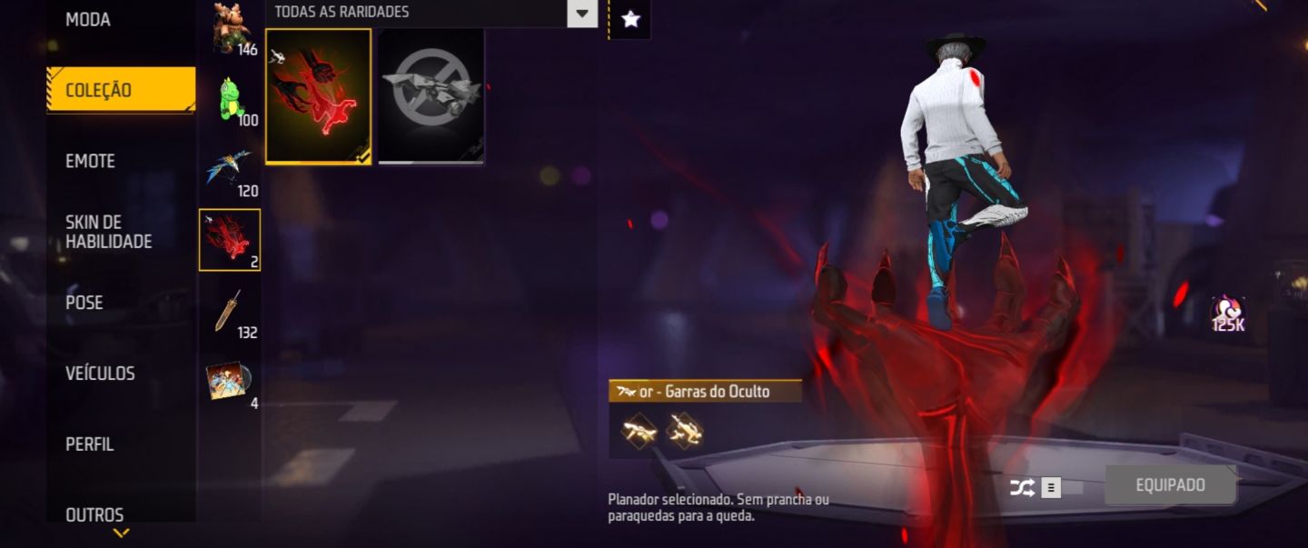 Conta Free Fire com 4, 5 Passe, Ragnarok, Angelical, One Punch Man + Prime 8