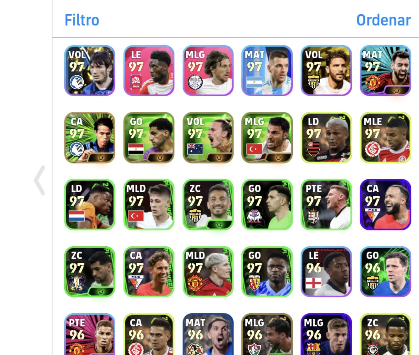 [iOS] EFOOTBALL 3203+ FORÇA COLETIVA |MESSI108|BRUXO104|KAHN 104|KONAMI ID LIVRE